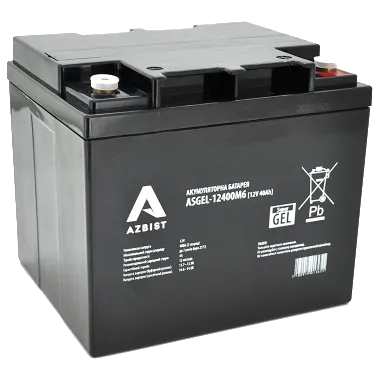 AZBIST Super GEL ASGEL-12400M6 12V 40Ah Акумуляторна батарея