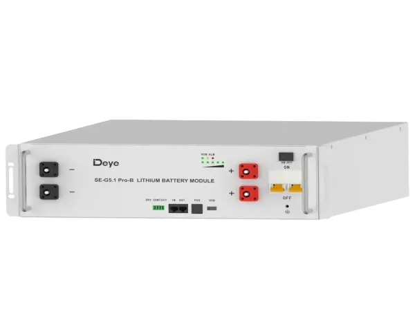 Deye SE-G5.1 Pro-B 51.2В 100А•год 100А Літієва акумуляторна батарея