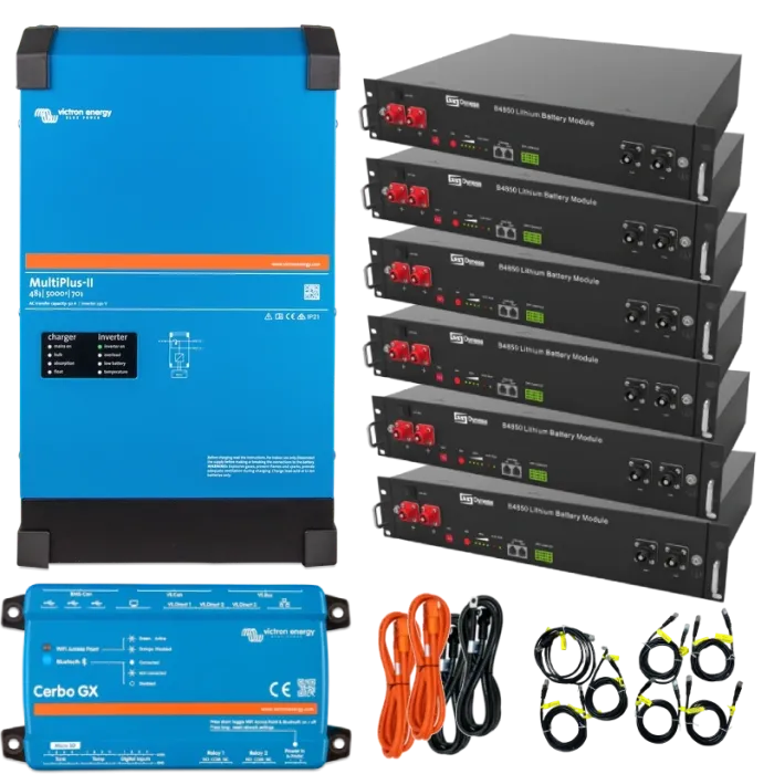 VictronEnergy MultiPlus-II + Dyness 4кВт 14.4кВт•г Система безперебійного живлення однофазна
