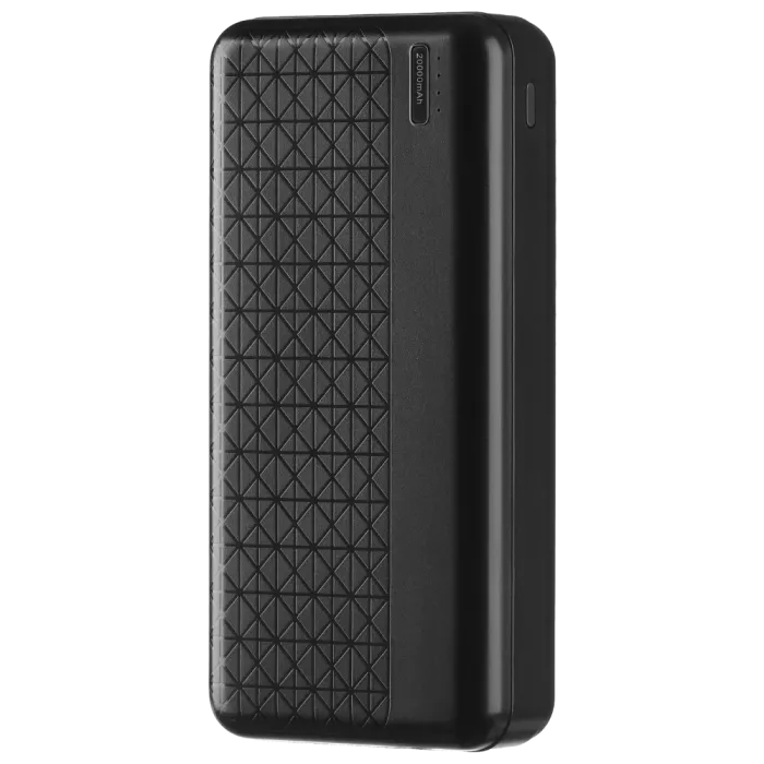 2E 20000mAh Geometry PD+QC 3.0 18W black Повербанк