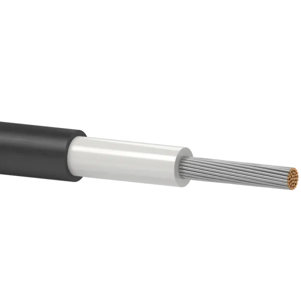Одескабель H1Z2Z2-K 1*6 black (Бухта 100 м) Кабель для сонячних панелей