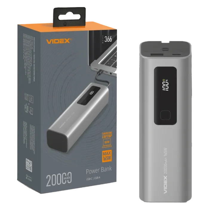 VIDEX VPB-366 PD100Вт 20000мА•г Повербанк