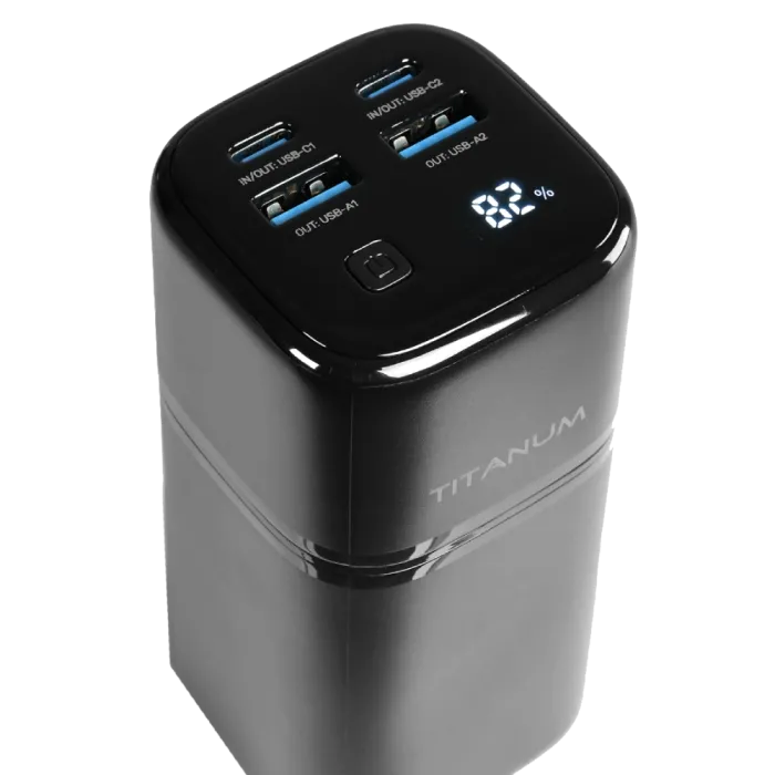 Videx TITANUM WP33 PD70W Black 20000mAh Повербанк