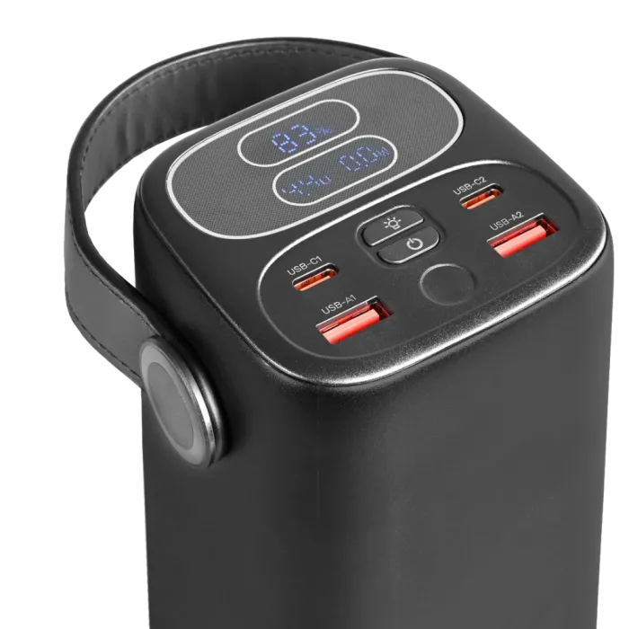 Videx TITANUM WC40 PD65W Black 40000mAh Повербанк