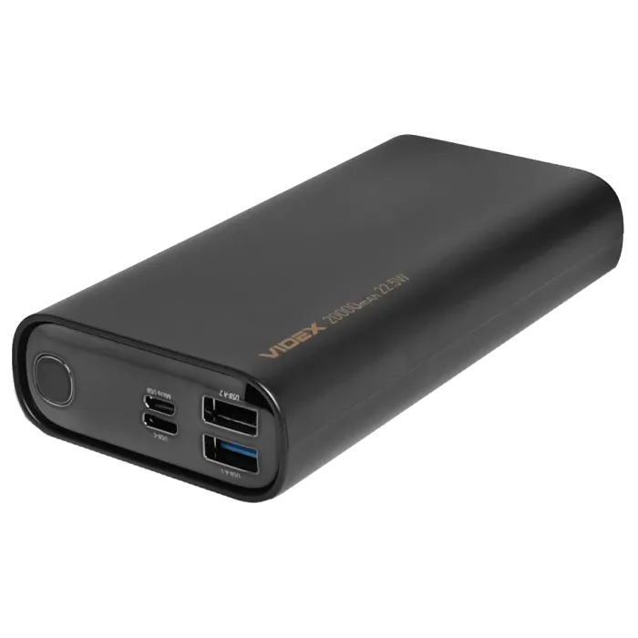 VIDEX VPB-320 22.5W Black 20000mAh Повербанк