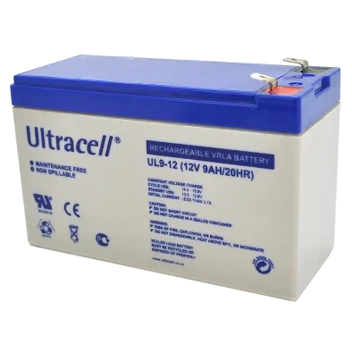 Ultracell UL9-12 9A•г 12В Свинцево-кислотна акумуляторна батарея