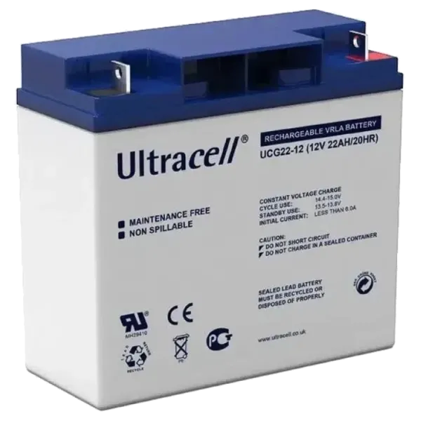 Ultracell UCG22-12 12V/22Ah Акумуляторна батарея