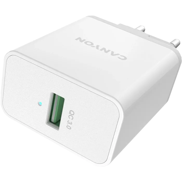 Canyon H-36-01 white (QC 36W) Мережевий зарядний пристрiй