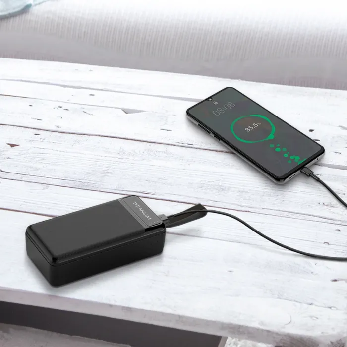 TITANUM 914 Black 30000mAh Повербанк