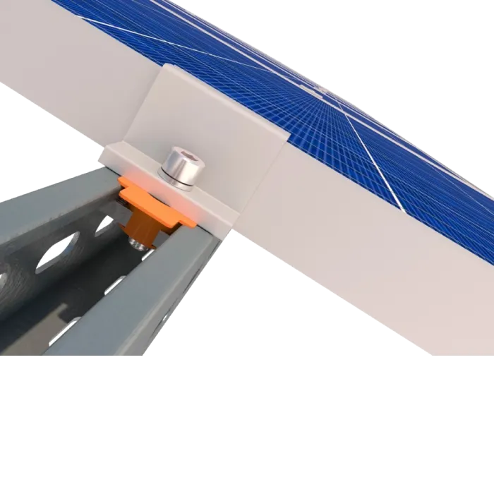 Kripter Domino V3-4 L6200 Кріплення наземної оцинкованої стійки у зборі