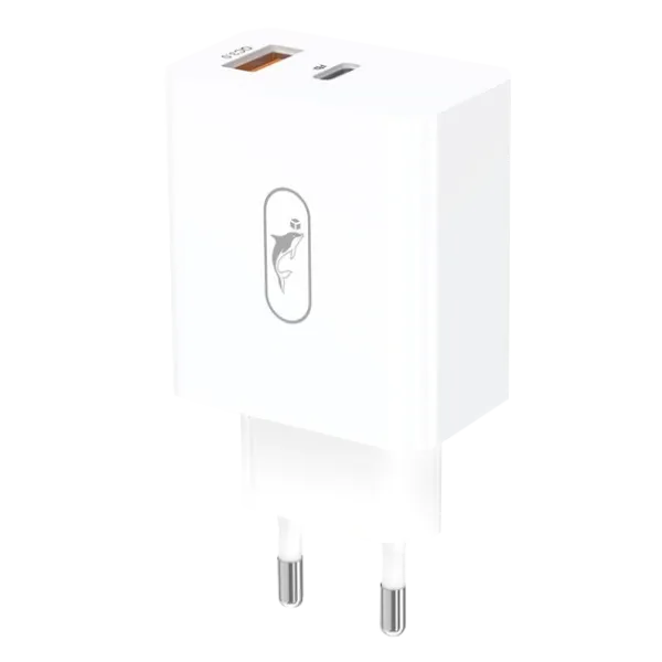 SkyDolphin SC02 (2USBx2.4A) White (MZP-000185) Мережевий зарядний пристрій