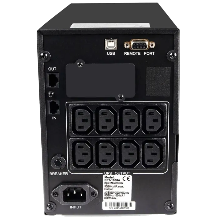 Powercom SPT-2000-II LCD IEC Джерело безперебійного живлення
