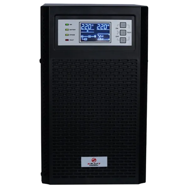 Kraft KRF-T3000VA/2400W(LCD) Pro Online Джерело безперебійного живлення