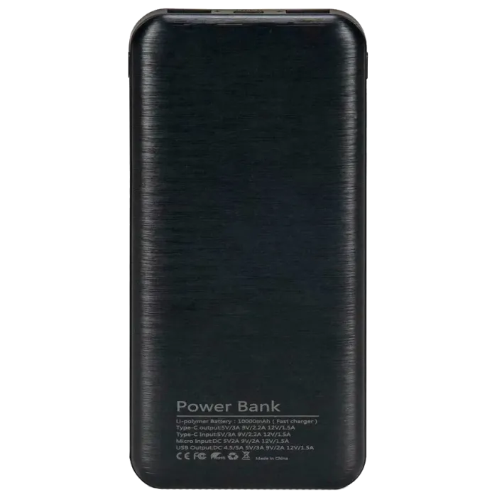 Kraft KPB-2010FC (10000 mAh) Black Повербанк