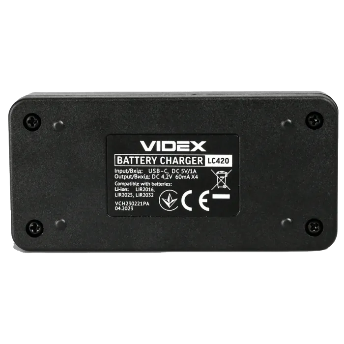 Videx VCH-LC420 Зарядний пристрій