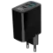 Gembird TA-UC-PDQC30LCD-BK-02 Мережевий зарядний пристрій