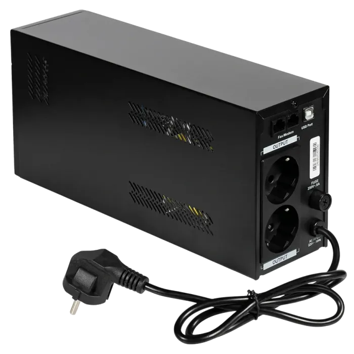 Kraft KRF-1200VA/720W(LED) LiFePO4 UPS Джерело безперебійного живлення