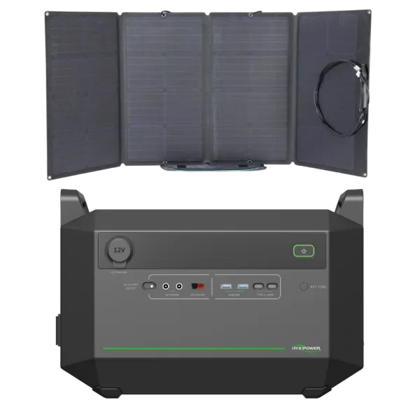 HYXiPower HYX-EA1000 +  EcoFlow 110W Система автономного живлення однофазна