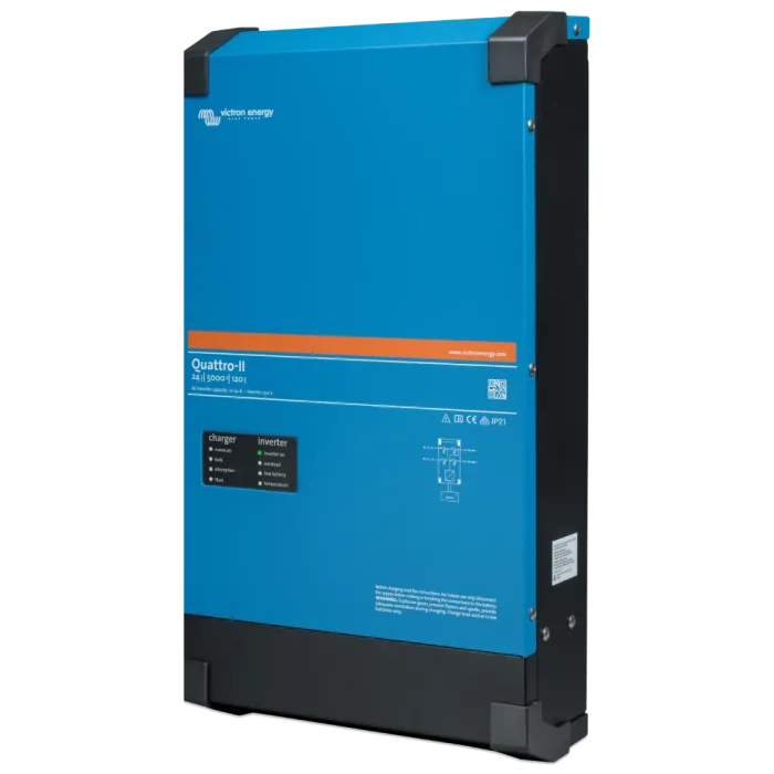 VictronEnergy Quattro-II 24/5000/120-50/50 однофазний чиста синусоїда Інвертор