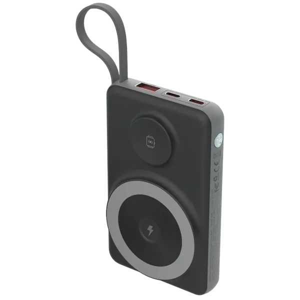 Choetech B695 10 000мА•г Black з магнітною зарядкою Повербанк