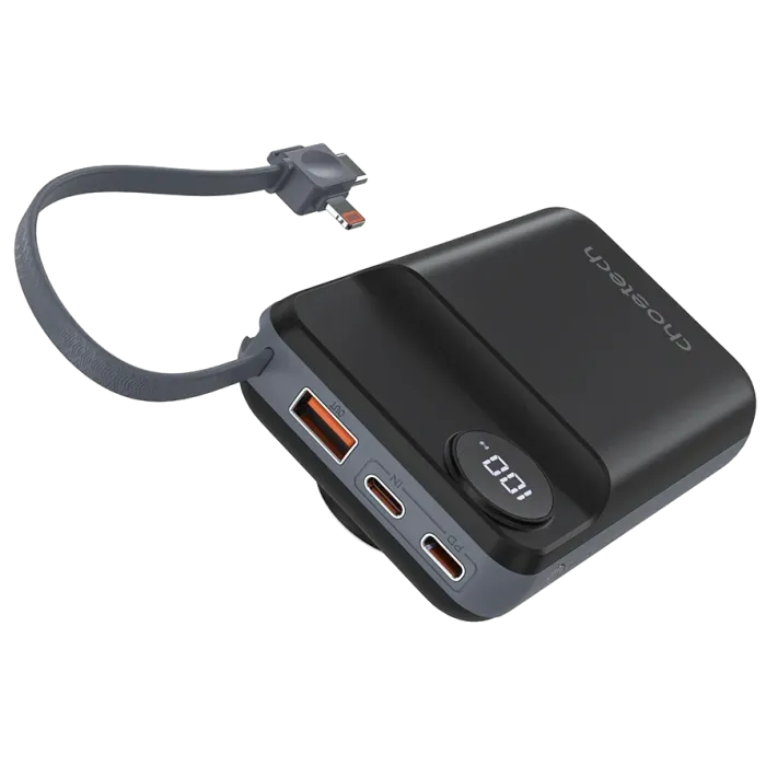 Choetech B696 20 000мА•г Black з магнітною зарядкою Повербанк