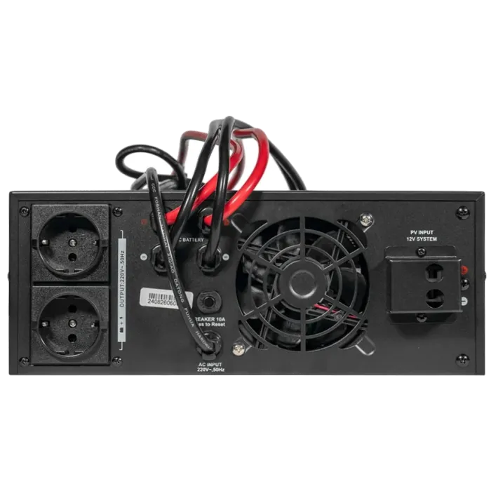 Kraft KRF-AVR1200VA/1КW-12V(MPPT 30А) Інвертор з ДБЖ