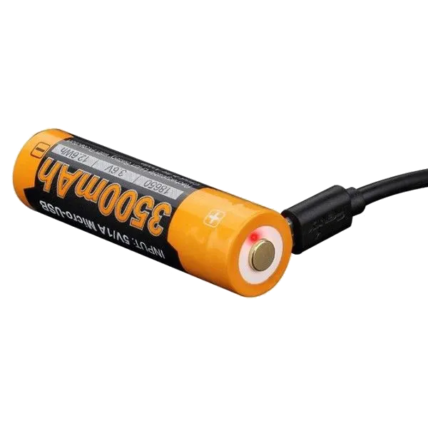 Fenix ARB-L18-3500U Акумулятор 18650 3500 mAh micro usb зарядка