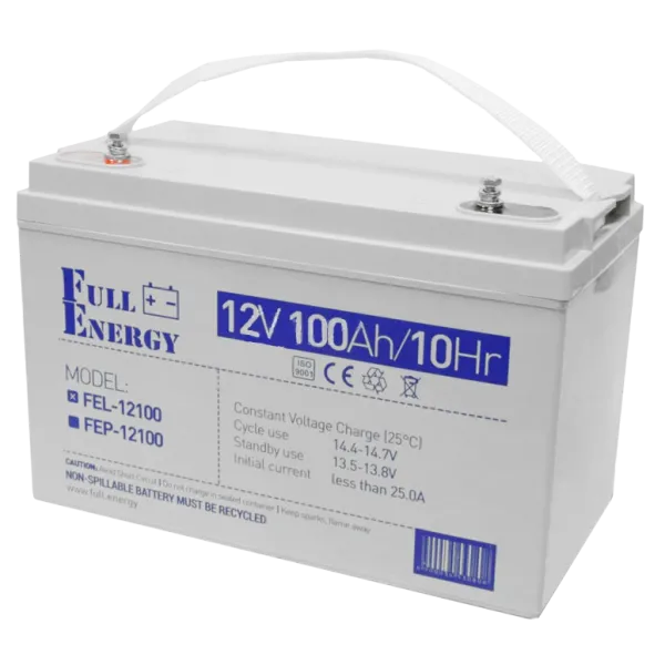 Full Energy FEL-12100 100А•ч 12В гелева Свинцево-кислотна акумуляторна батарея