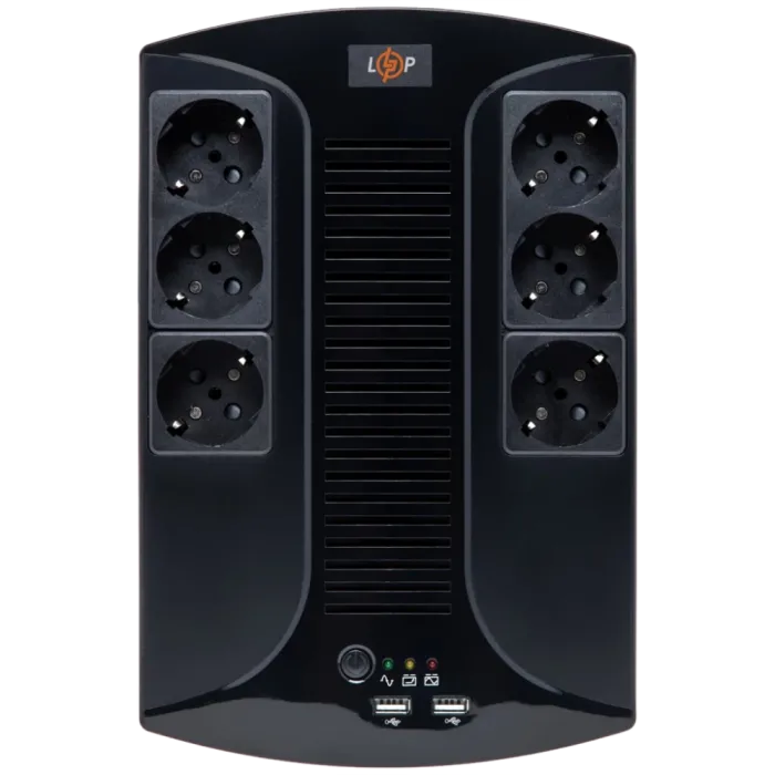 LOGICPOWER 650VA-6PS (455Вт) Джерело безперебійного живлення