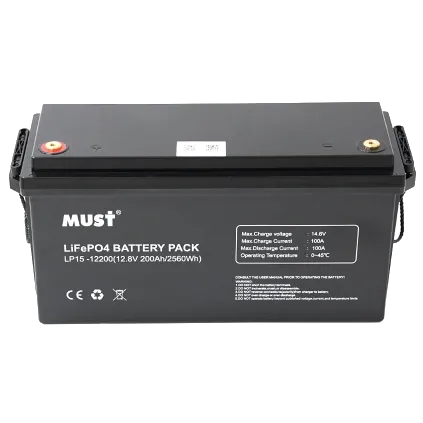 Must LP15-12200 12.8В 200А•г Літієва акумуляторна батарея