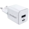 Choetech PD5012 mini White PD30W GAN A+C Адаптер