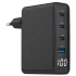 Gembird TA-UC-PDQC100LCD-01-BK PD 100W Зарядний пристрій