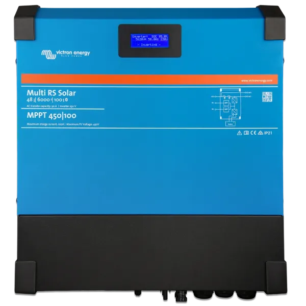 Victron Energy Multi RS Solar 48/6000/100-450/80 сонячний однофазний чиста синусоїда Інвертор