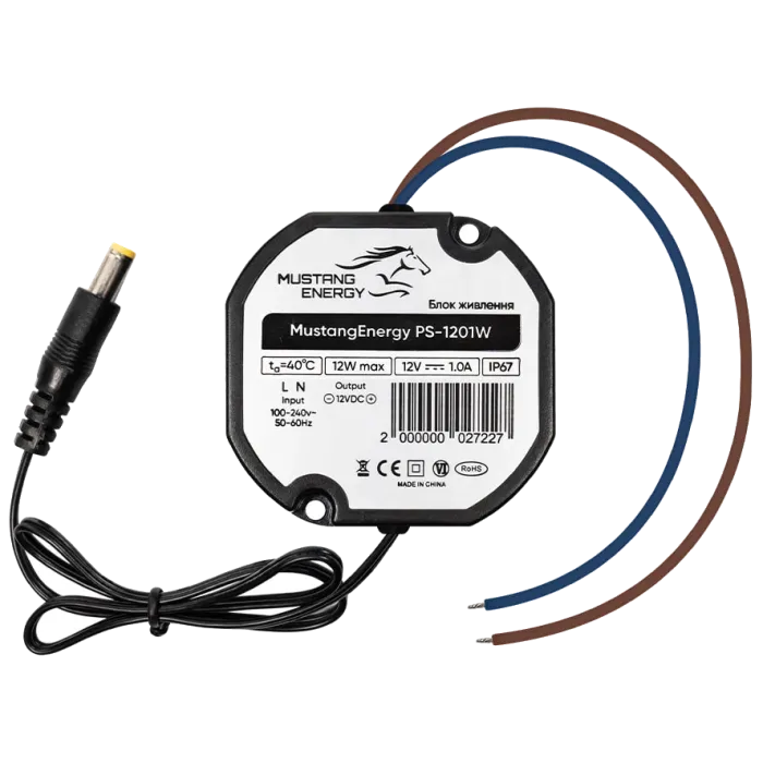 Mustang Energy PS-1201W IP67 Блок живлення