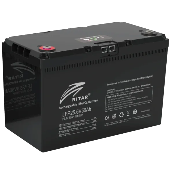 Ritar LFP25.6V50AH G3 з системою підігріву та bluetooth Акумуляторна батарея