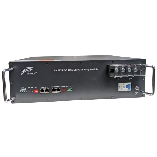 Ritar R-LFP51.2V100AH Акумуляторна батарея з bluetooth та автоматичним вимикачем