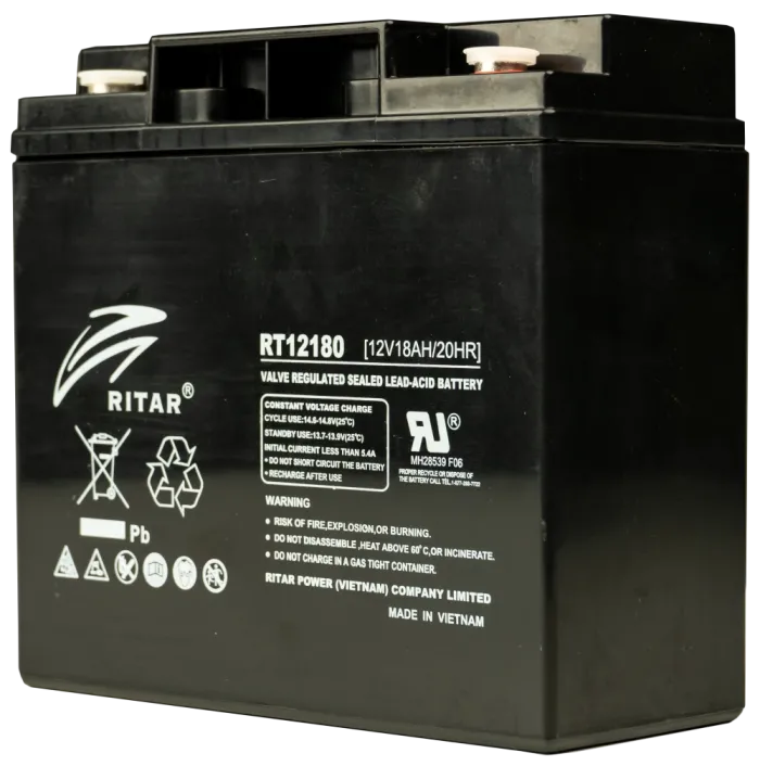 Ritar RT12180 18А•г 12В Свинцево-кислотна акумуляторна батарея